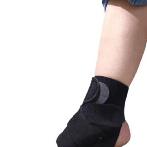 Lycra Ankle Brace Support Black