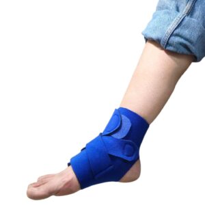 Lycra Ankle Brace Support Blue