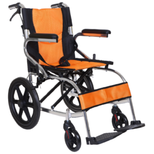 Wheelchair Foldable Lightweight Aluminum Frame 16" Mag Wheels Hero